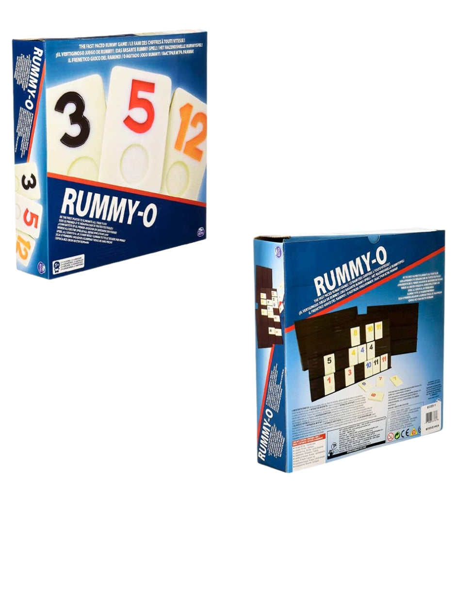 PINGÜE® Games STEM | Spin Marter PACK | Incluye Juego de Mesa Familiar Rummy O y Cubo Rubik's 3x3 | Juegos Mesa.