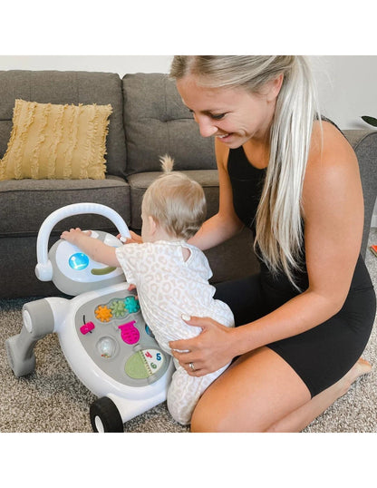 BabyTrend® Smart Steps® Buddy Bot | Andadera 2 en 1 para niños | Modelo robot con luces, sonidos y música | Juguete de aprendizaje y desarrollo | Diferentes etapas de desarrollo.