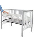 Colchón Respiro® BabyTrend® para Cuna y Cama de Niños | 100% Transpirable, Hipoalergénico, No Tóxico | Evita Chinches y Ácaros | Lavable | Funda Incluida | Blanco