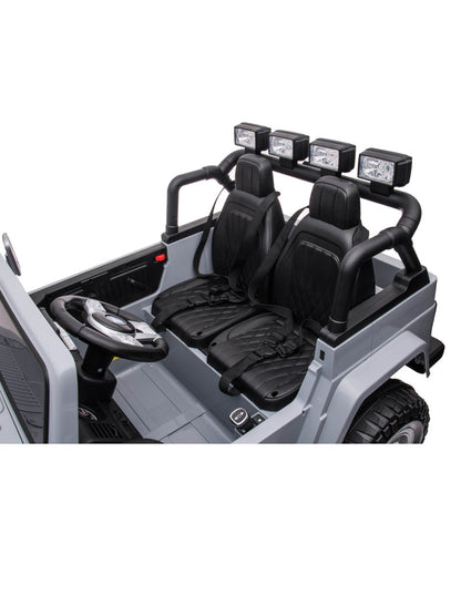 PINGÜE® Montable Eléctrico Niños Toyota® FJ-40 Land Cruiser®  Licencia Oficial | Control Remoto 2.4 GHz, 24V, Luces LED, Música, Radio | 2 Motores |
