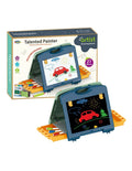 PINGÜE® Tablero Pizarrón tipo portafolio de Doble Vista para dibujo sobre mesa o escritorio | Diseño tipo portafolio Portátil y fácil de guardar | Tablero Magnético y Pizarrón | Doble Cara | Juguetes Educativos y Creativos para Preescolares