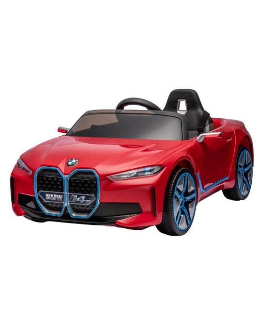 PINGÜE® Montable Eléctrico Niños BMW® I4  - Licencia Oficial | Control Remoto 2.4 GHz | Batería 6V 4AH |8 Km/h | 1 Motor 390 |Luces LED, Música, Radio|