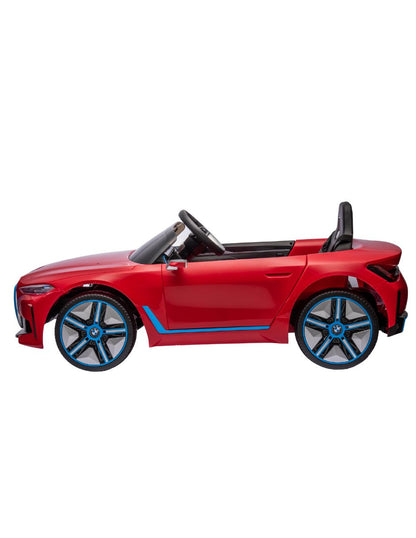 PINGÜE® Montable Eléctrico Niños BMW® I4  - Licencia Oficial | Control Remoto 2.4 GHz | Batería 6V 4AH |8 Km/h | 1 Motor 390 |Luces LED, Música, Radio|