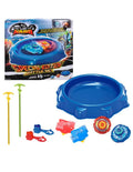 Infinity Nado Set de Batalla | Super Whisker & Blade | Infinity Nado | Playset | Edición de Lujo | Trompos Metálicos | Lanzadores Magnéticos | 2 Jugadores |