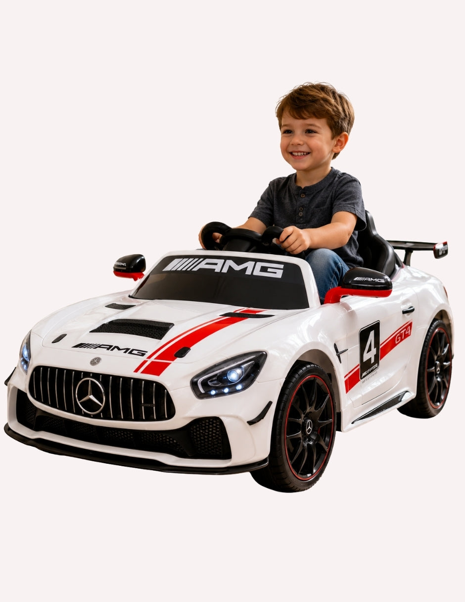 PINGÜE® Mercedes-Benz® AMG GT4 Montable Eléctrico 12V con Control Remoto