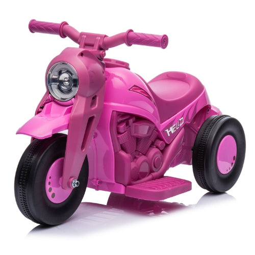 PINGÜE® Motocicleta Eléctrica Estilo Triciclo Rosa Barbie para Niños y Niñas | Batería 6V, Avance/Atrás, Ruedas Traseras Motorizadas | Segura y Divertida