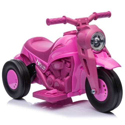 PINGÜE® Motocicleta Eléctrica Estilo Triciclo Rosa Barbie para Niños y Niñas | Batería 6V, Avance/Atrás, Ruedas Traseras Motorizadas | Segura y Divertida