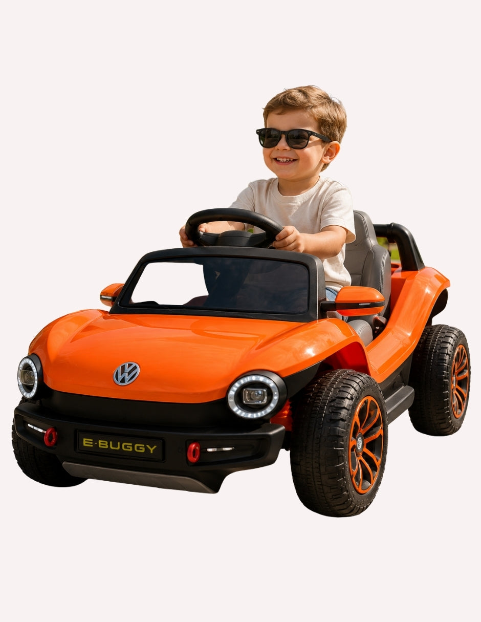 PINGÜE® Montable Eléctrico Niños Volkswagen® E Buggy® Licencia Oficial 12V