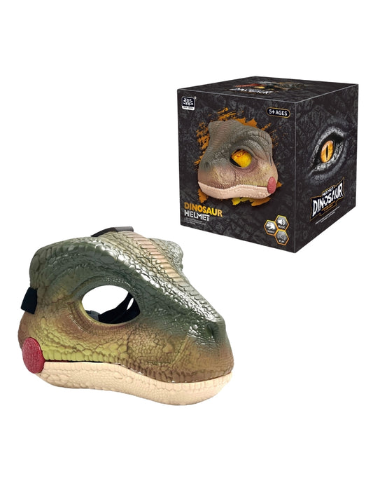 PINGÜE® Dino Jurassic World | Máscara Dinosaurio Velociraptor  | Juguete de Disfraces para Niños | Juguetes Niños y Niñas | Roleplay